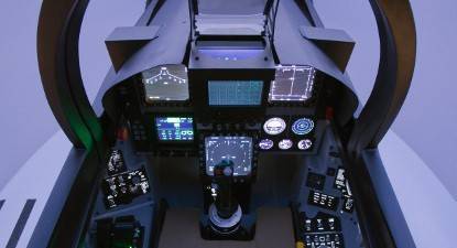 Simulateur de vol en Avion Chasse F18 à Lyon