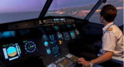 Simulateur de vol en avion Airbus A320 à Paris