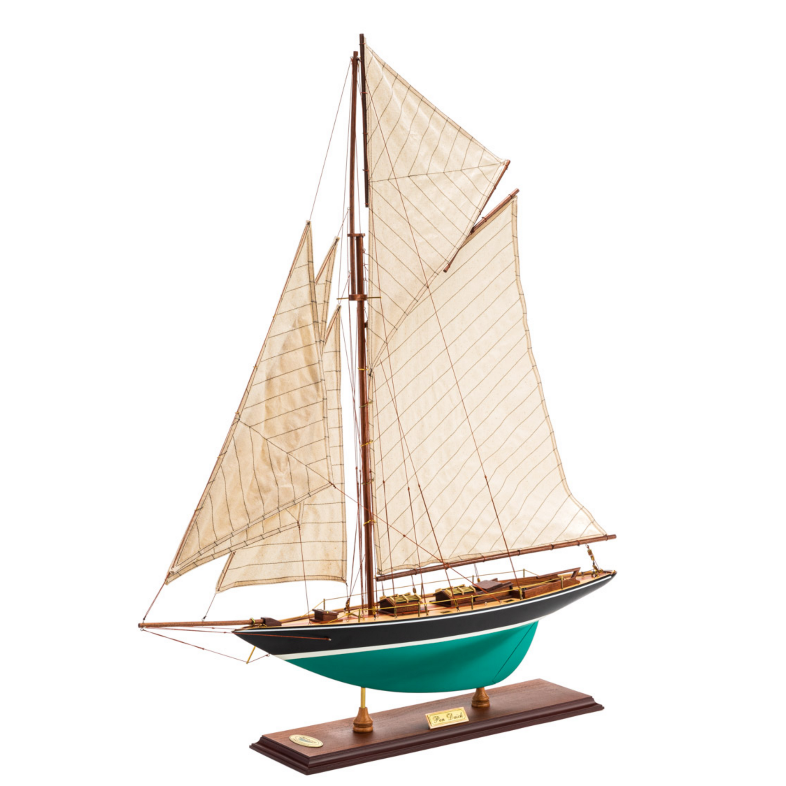 Maquette de bateau - Le PEN DUICK (Coque verte)