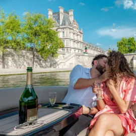 Croisière privée en amoureux sur la Seine à Paris !