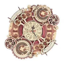 Puzzle 3D bois | Horloge Murale "Zodiaque"