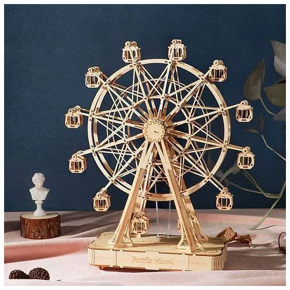 Maquette en Bois - Grande Roue (Boîte à Musique)